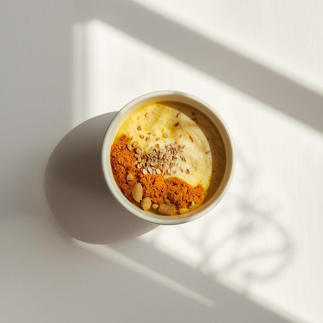 Bol d’énergie du matin  à l’ashwagandha, au curcuma et au gingembre