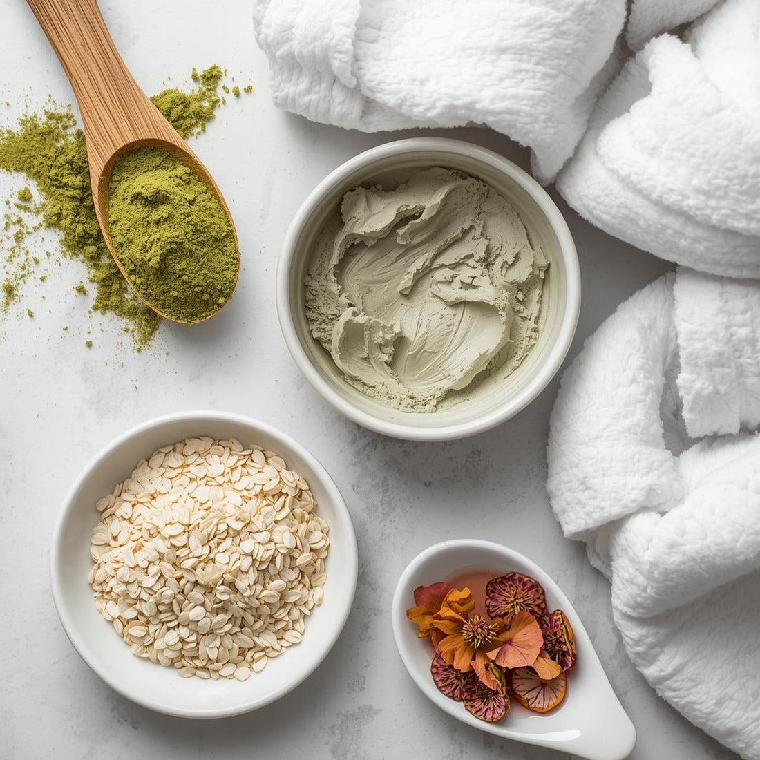 Masque facial au moringa