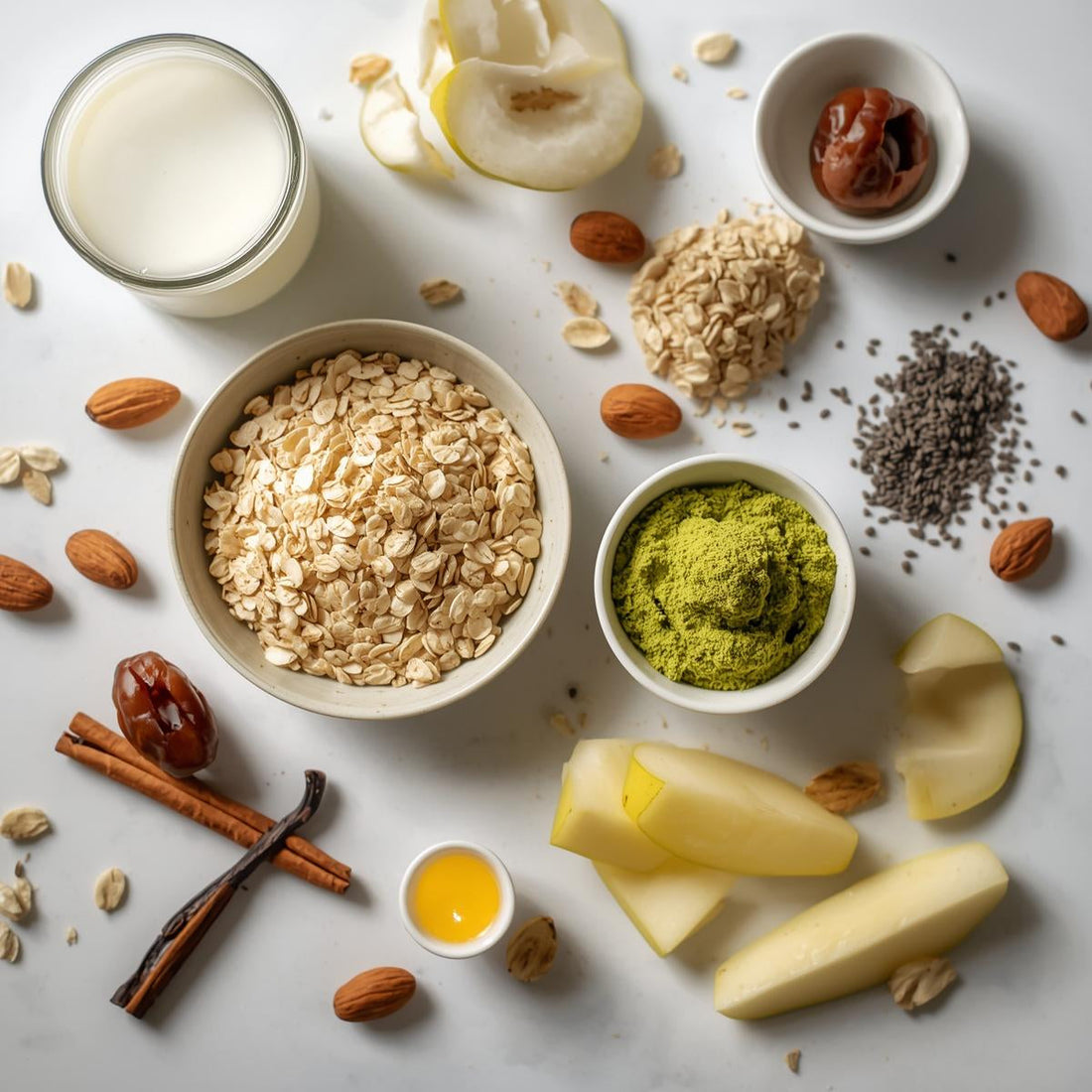 Bol d’avoine au moringa bio | Petit-déjeuner énergisant – Element of Earth