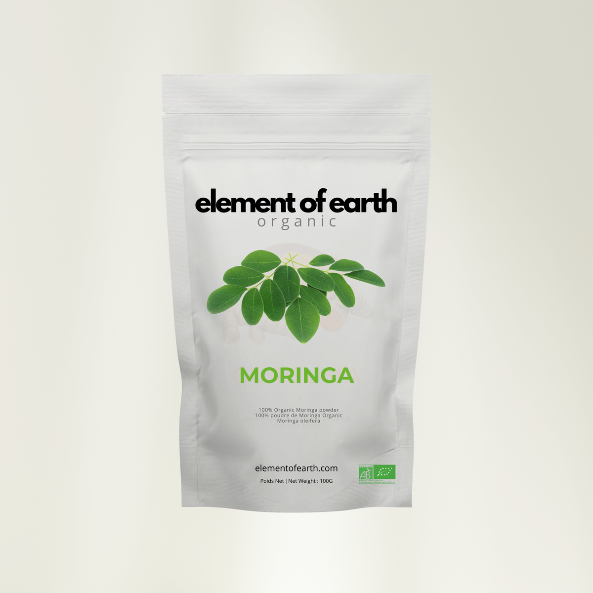 Sachet de moringa bio en poudre 100 g — Element of Earth